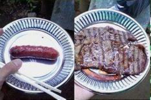 メインはバーベキュー…