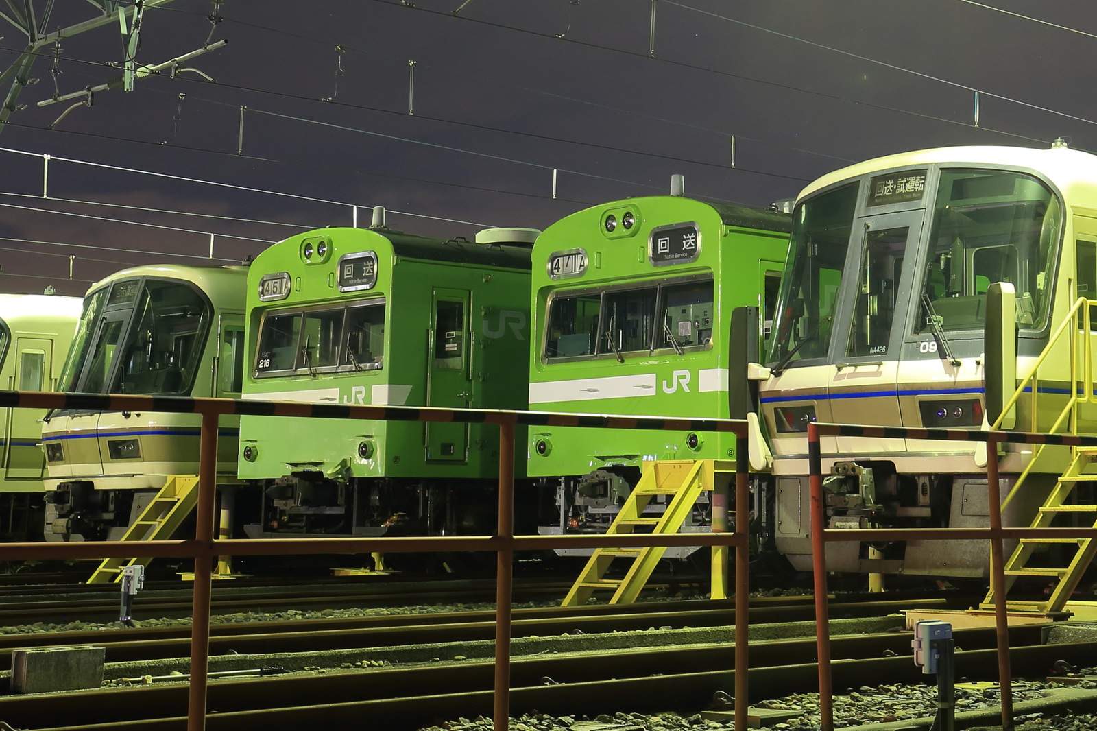 奈良線の103系 N…