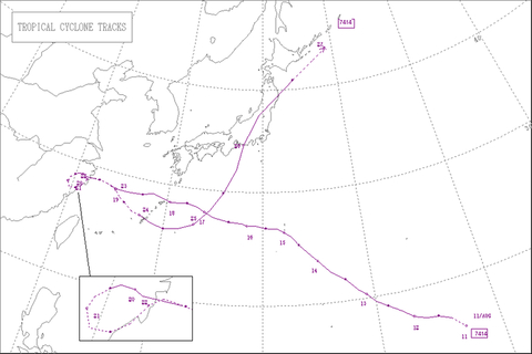 “Uターン台風”こと…