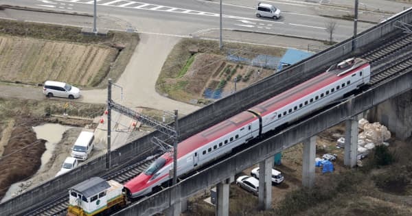 仙台駅新幹線ホームで…