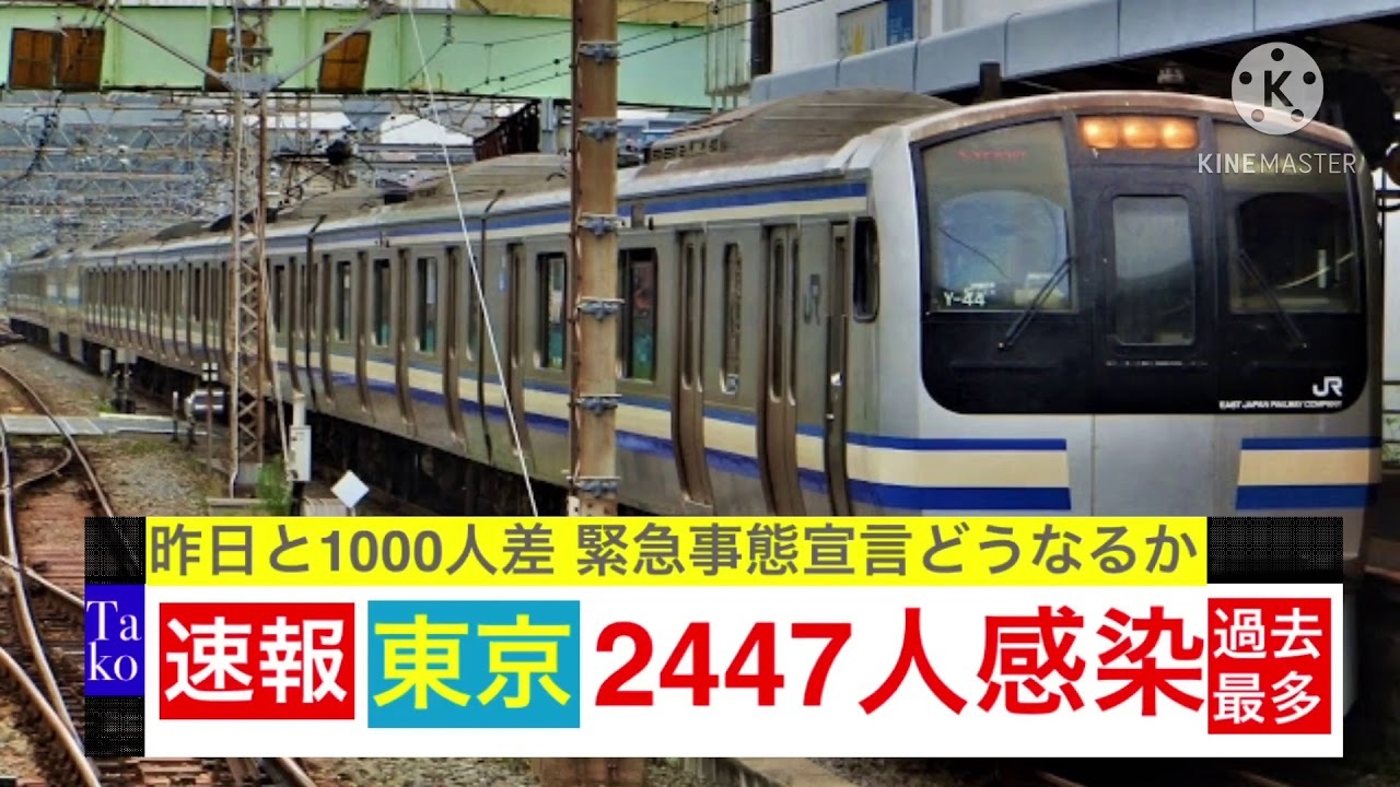 1月7日の東京都の感…