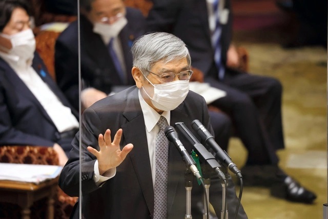 日本銀行の黒田東彦総…