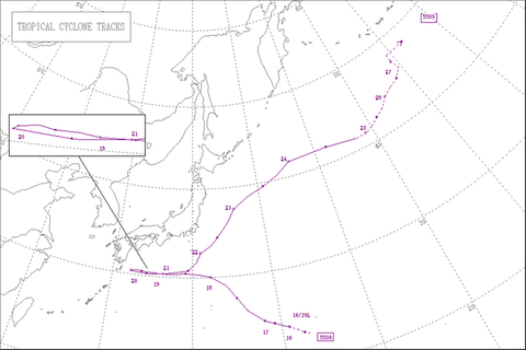 “Uターン台風”こと…