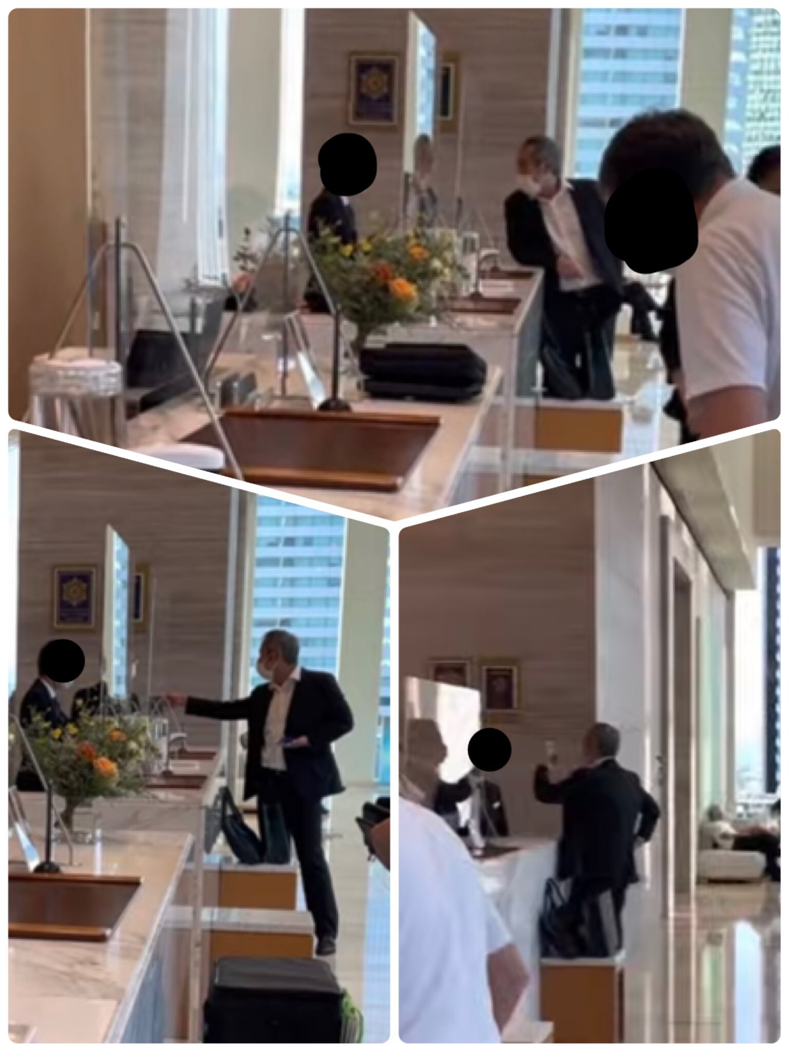 名古屋のホテルで怒鳴…