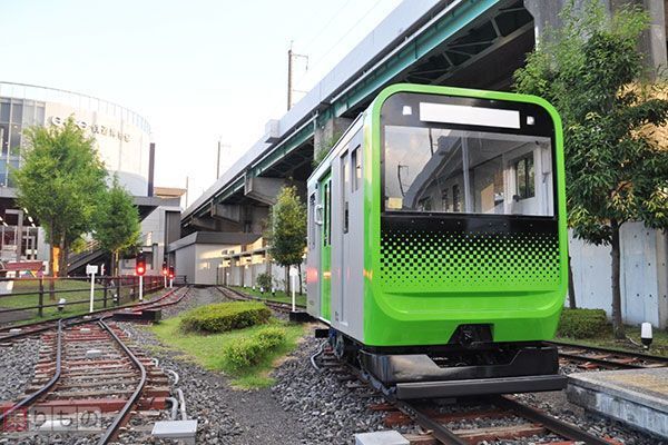 私有地で電車を走らせ…
