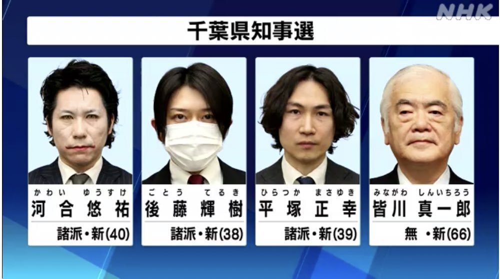 千葉県知事選がまるで…