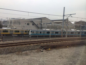 川崎駅で脱線転覆した…