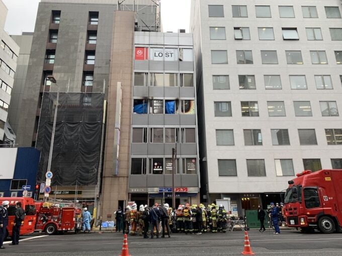 大阪・北新地のビルで…